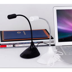 高效办公新选择 Apphome鹅颈式黑色麦克风，助力会议与语音交流